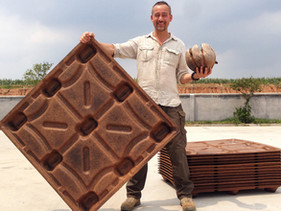 Paletes feitos de casca de coco poupam 200 milhões de árvores por ano