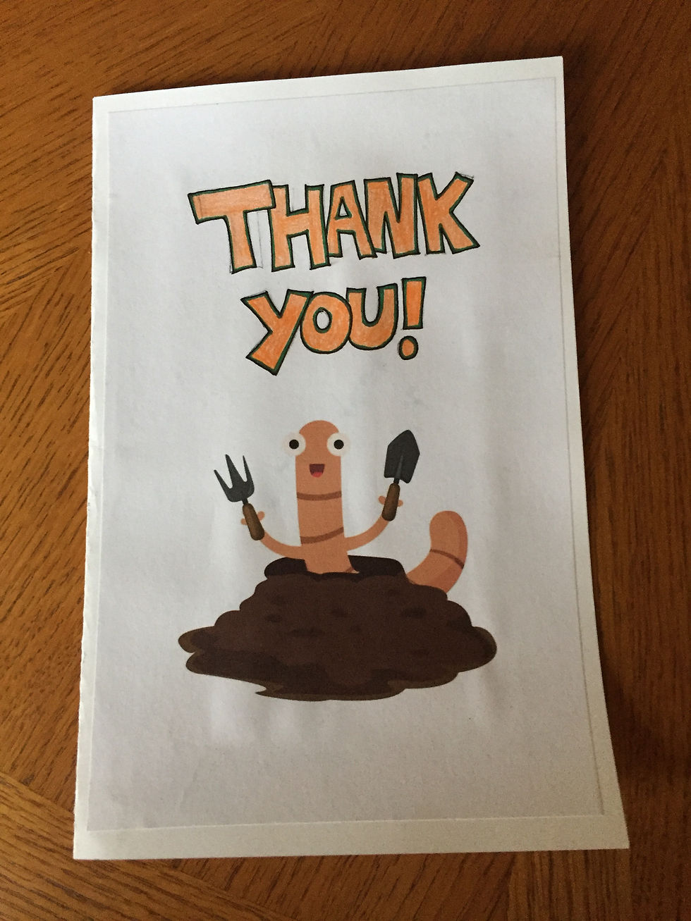 Thank you card