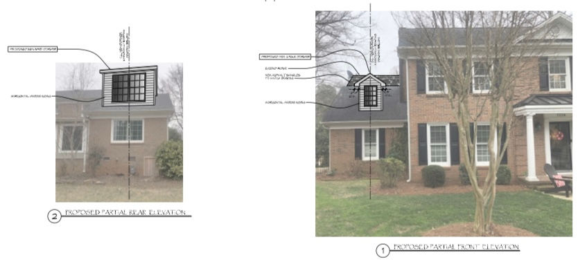 Plans for attic addition in southpark charlotte