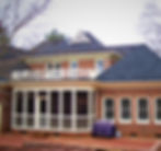 screen porch and patio in providence country club charlotte 