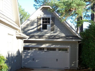 garage with loft above charlotte