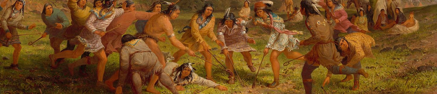 Ball Playing Among the Sioux Indians