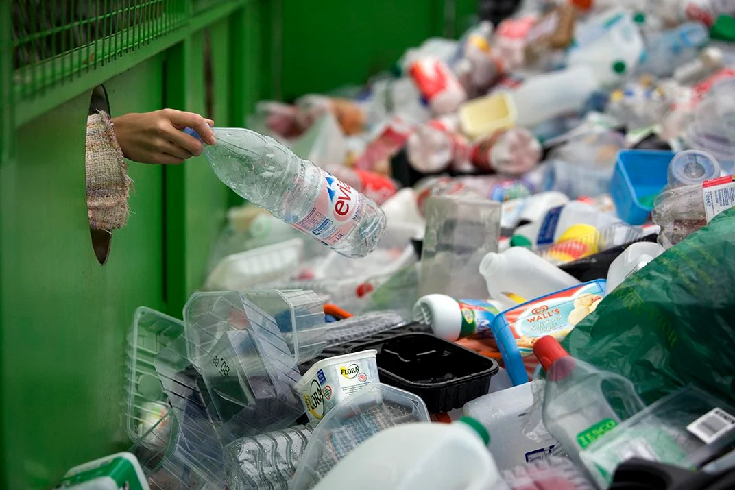 recycling plastic bottles