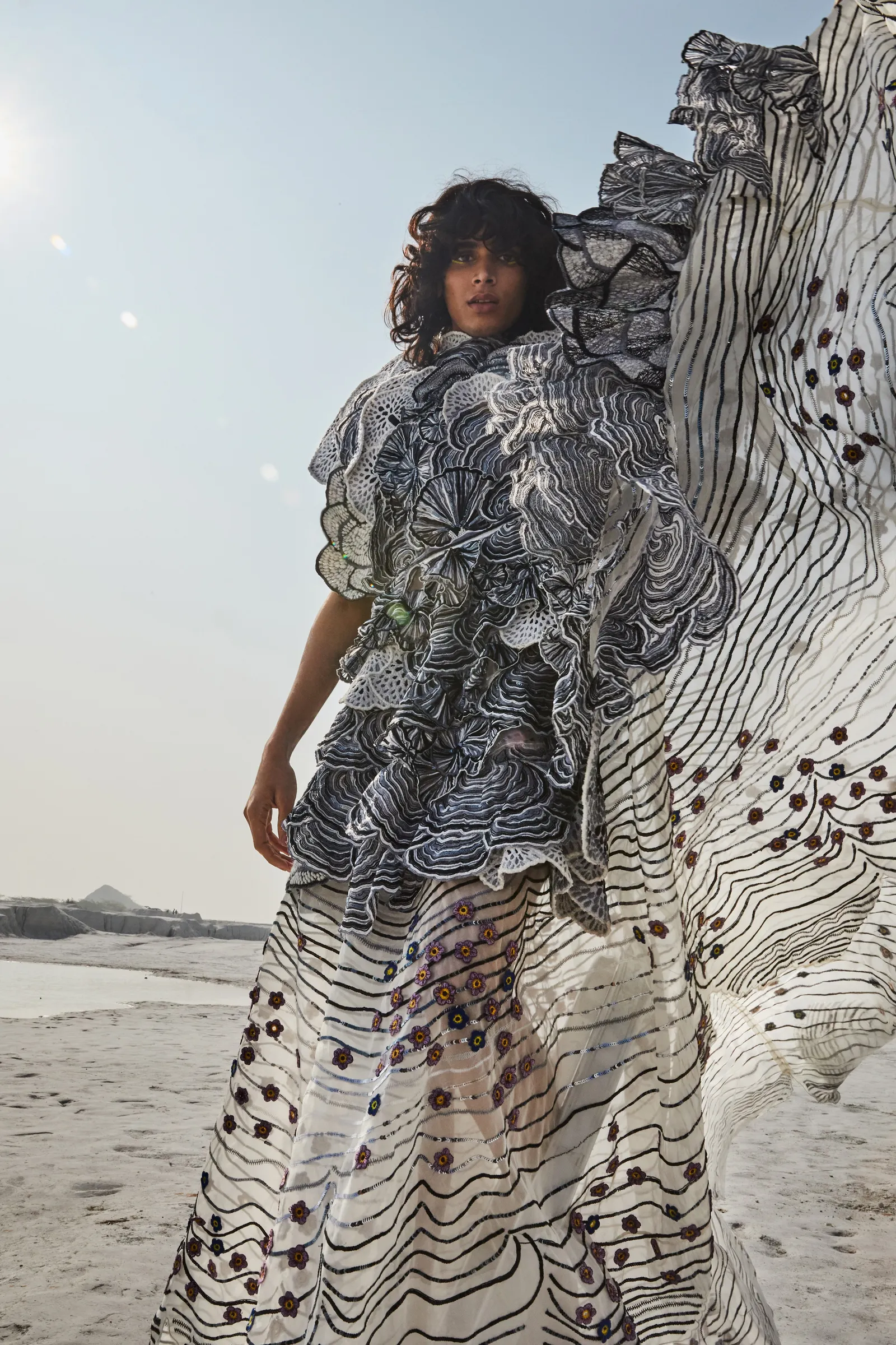 A dress made from Mycelium