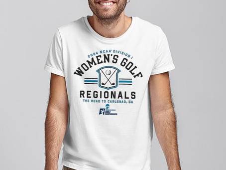 Official 2024 NCAA Division I Women’s Golf Regionals the road to Carlsbad,CA shirt