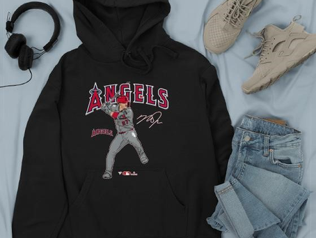 Official Mike Trout Los Angeles Angels Fanatics Branded Player Swing signature shirt
