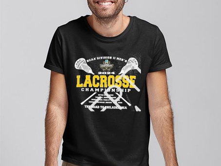 Official NCAA Division II Men’s 2024 Lacrosse Champions shirt