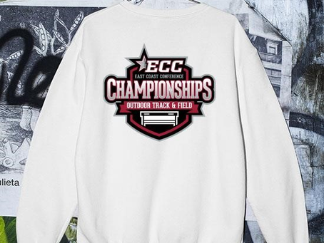 Official 2024 Outdoor Track and Field ECC East Coast Conference Championships shirt