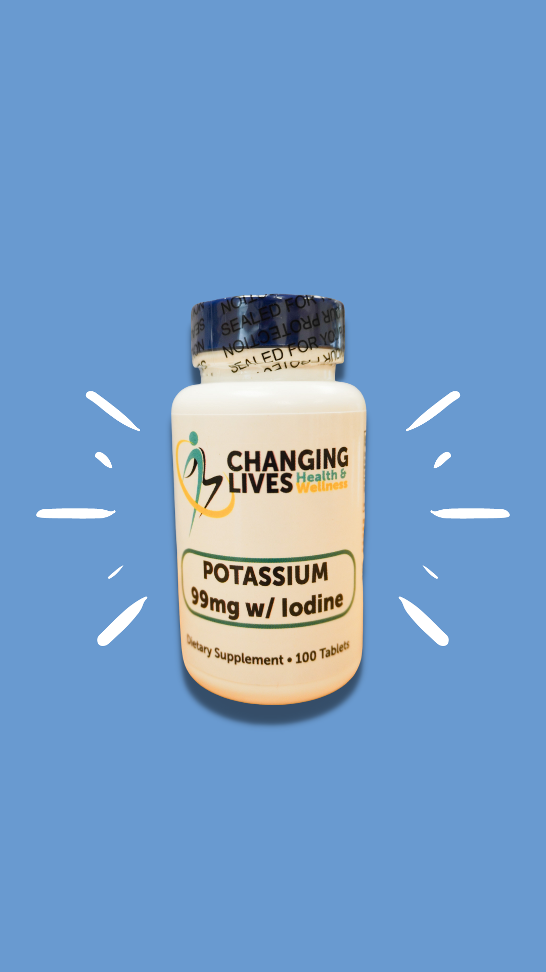 99 Mg Potassium w/ Iodine Tablets