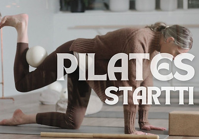 PilatesStartti alkeistunti WellStudiolla Espoossa, kehonhallintaa ja syvien lihasten aktiv