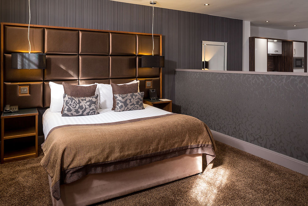 Roomzzz Aparthotel Newcastle City Bedroom