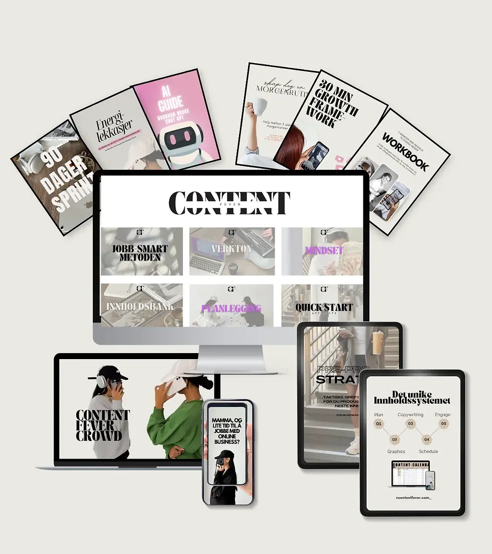 Content Fever: Kurset for deg som vil lage innhold raskere, smartere og med bedre resultater