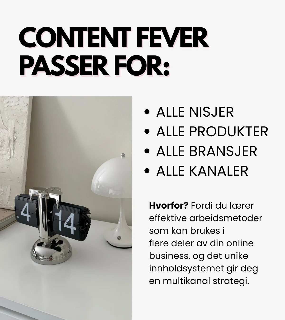 Den nye modulen er en viktig del av Content Fever innholdsproduksjon, og er laget for å gjøre det en