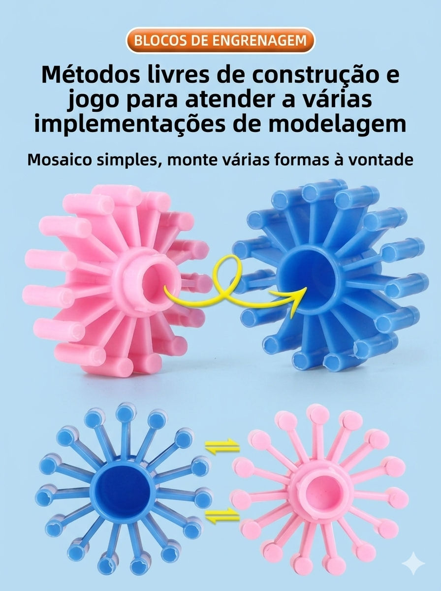 Miniatura: Engrenagem - Rodas de Construção