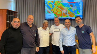 רשות ניקוז מסדירה את ערוץ נחל ארבל החוצה את מגדל