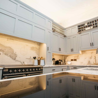 Grey Hand Painted Kitchen