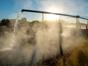 Licensed driller constructing a water bore in Victoria