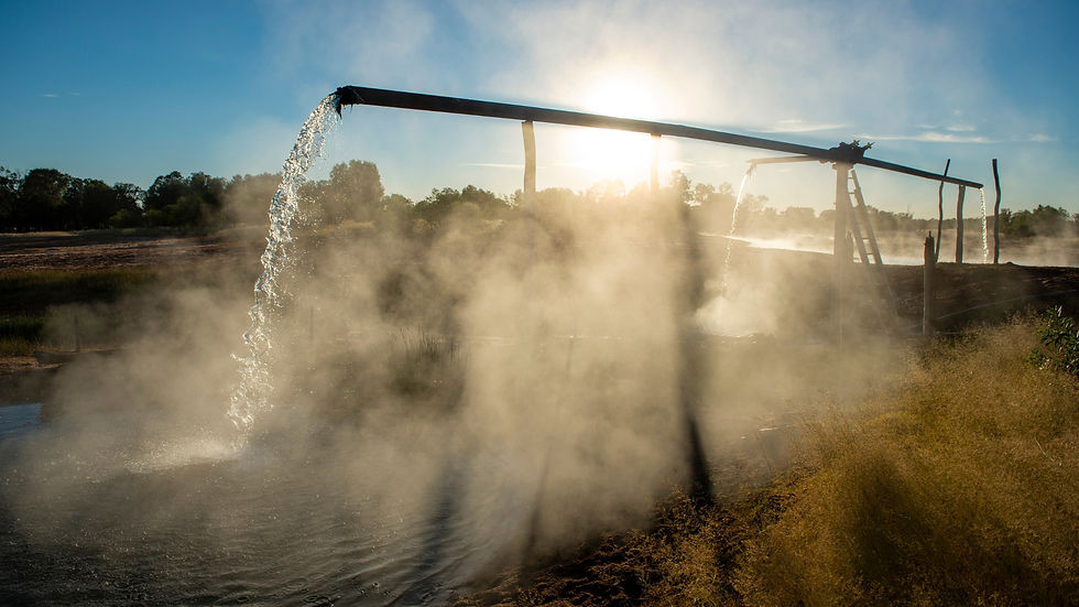 Licensed driller constructing a water bore in Victoria