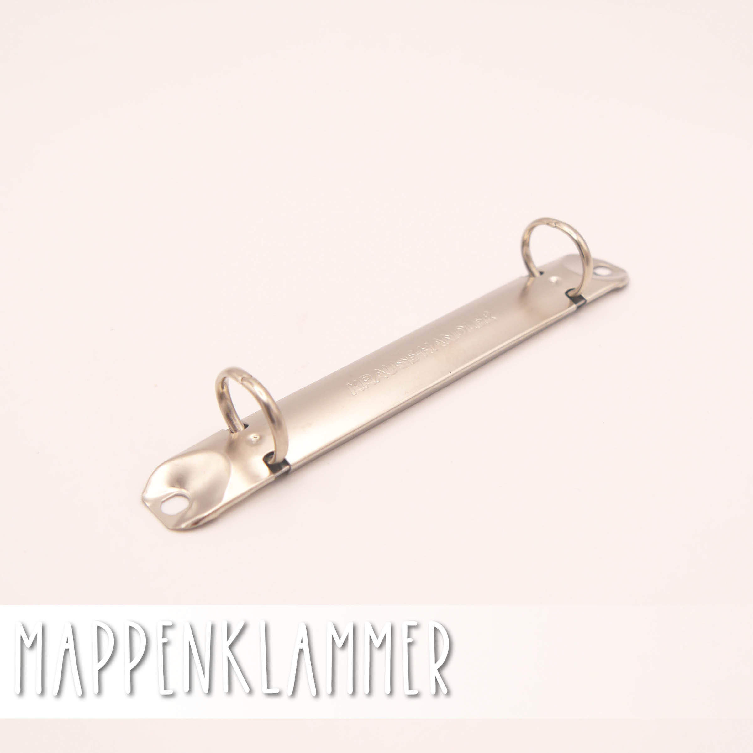 Mappenklammer silber