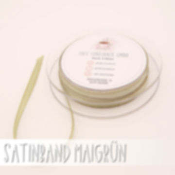 Satinband maigrün
