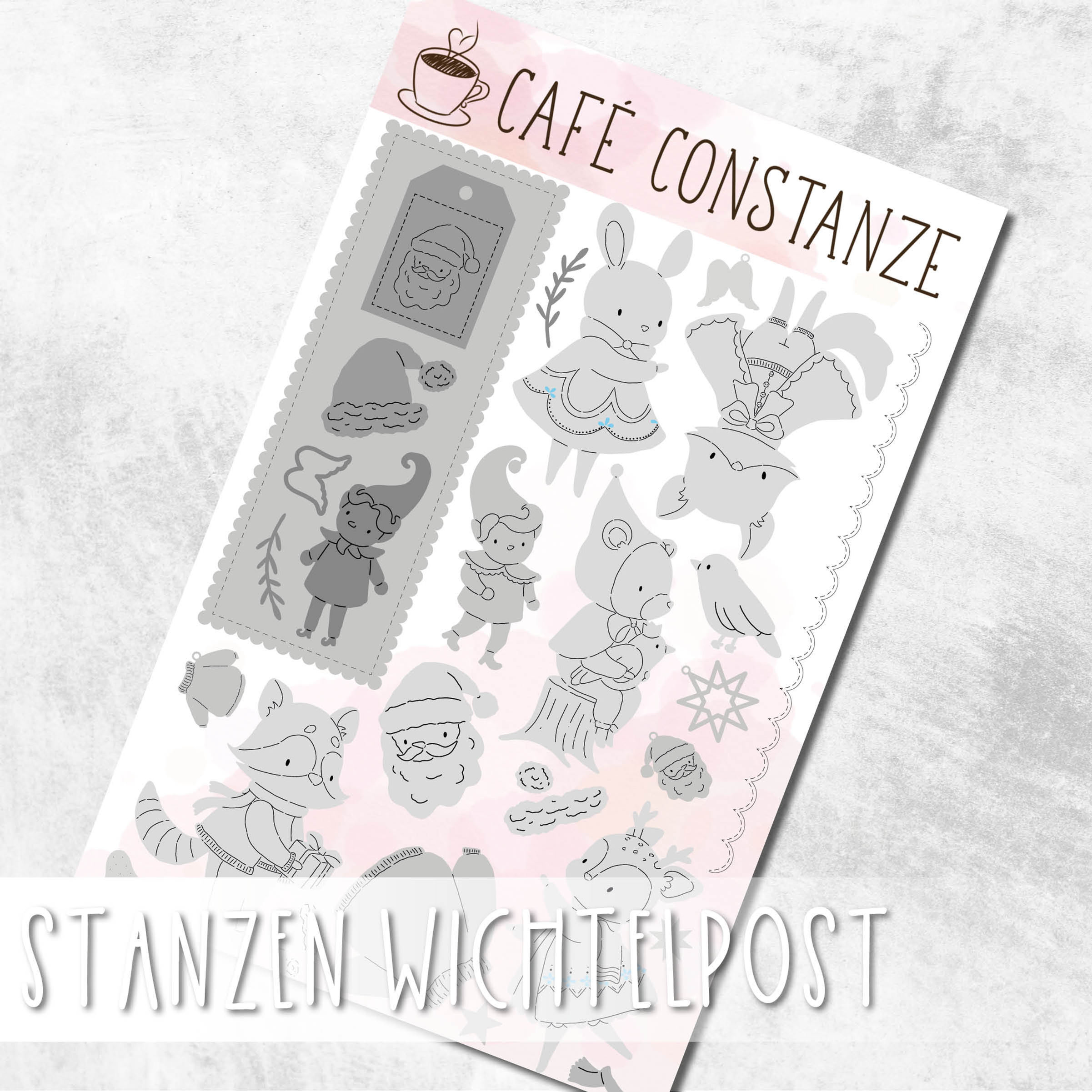 Stanzformen Set "Wichtelpost"