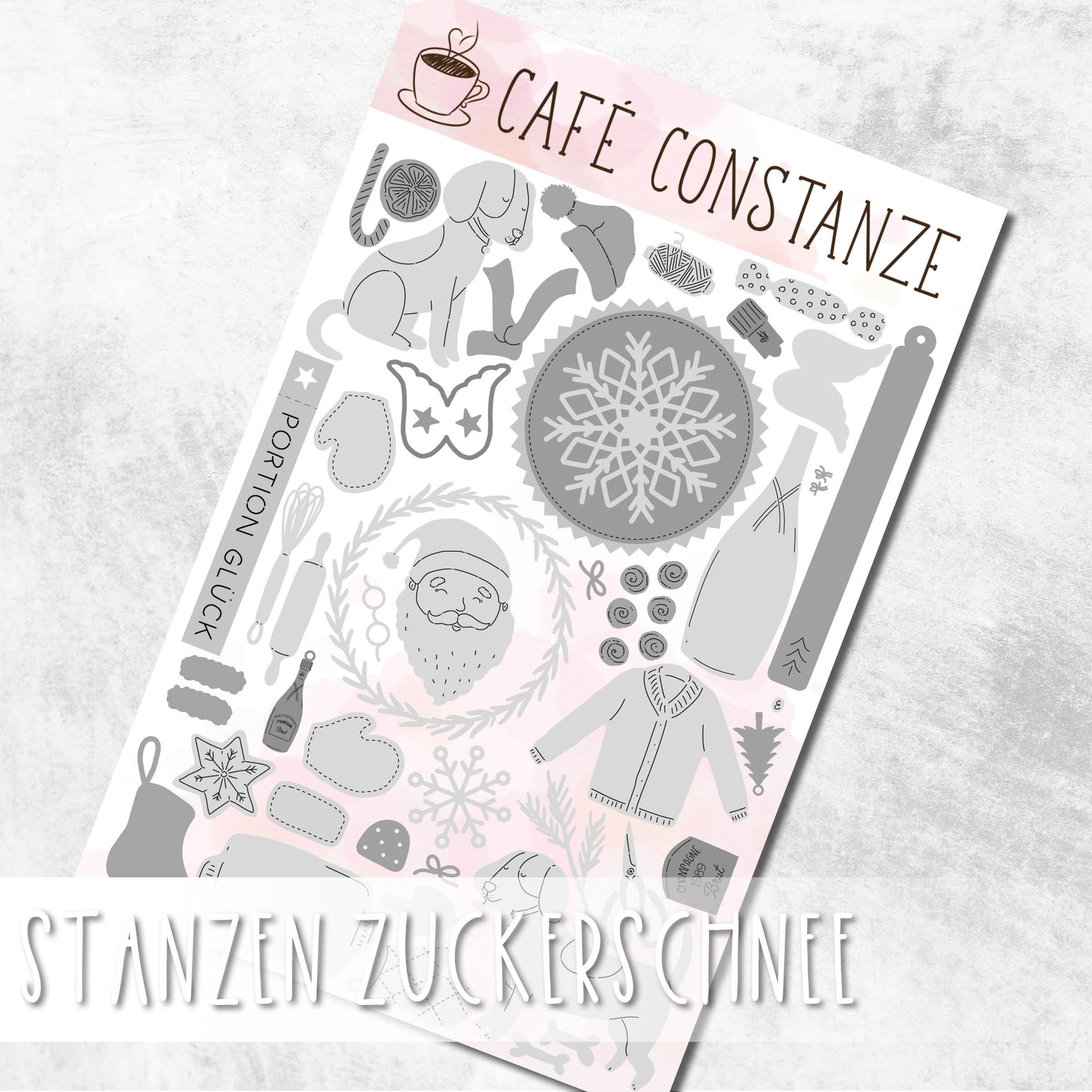 Stanzformen Set "Zuckerschnee"