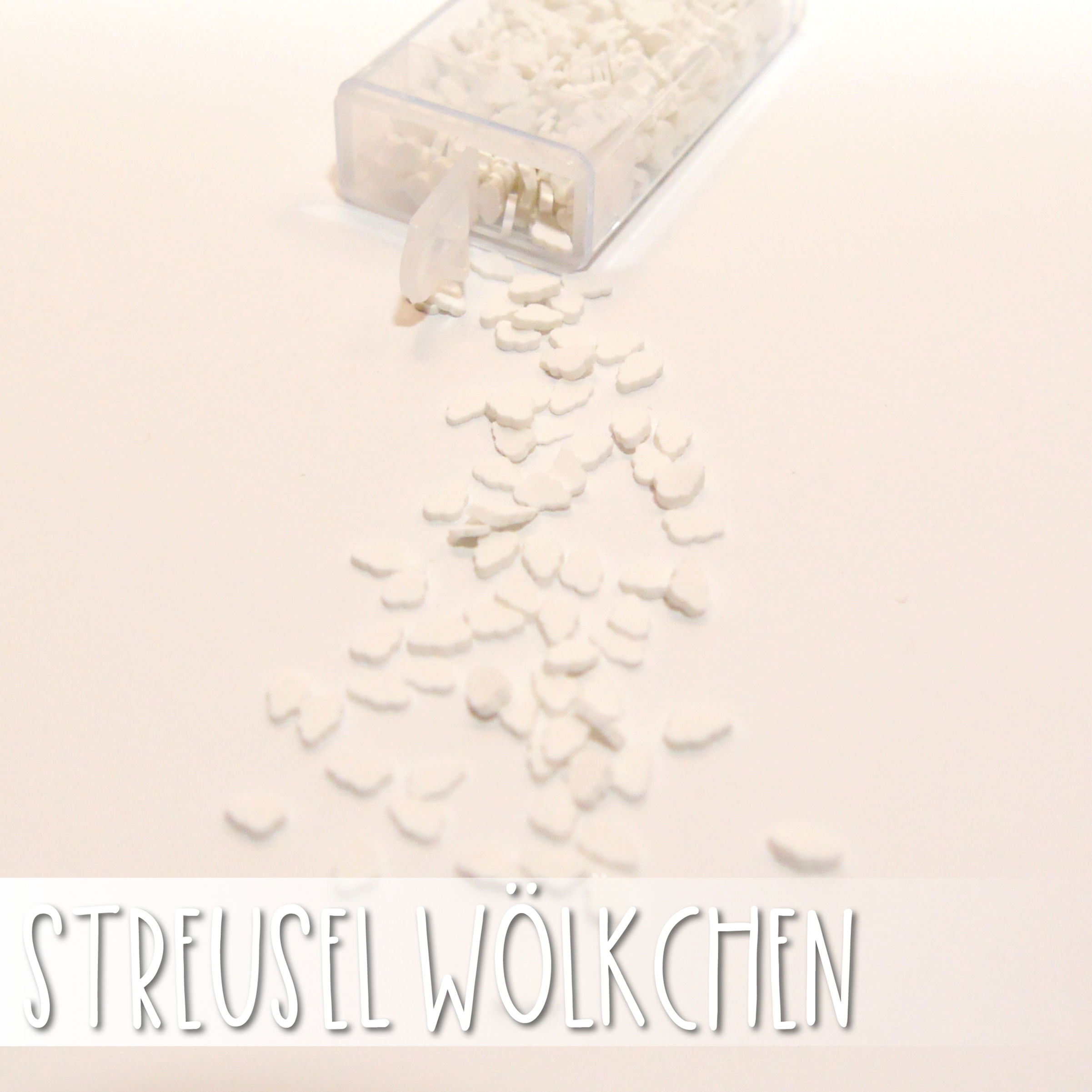 Polymer Streusel Wölkchen