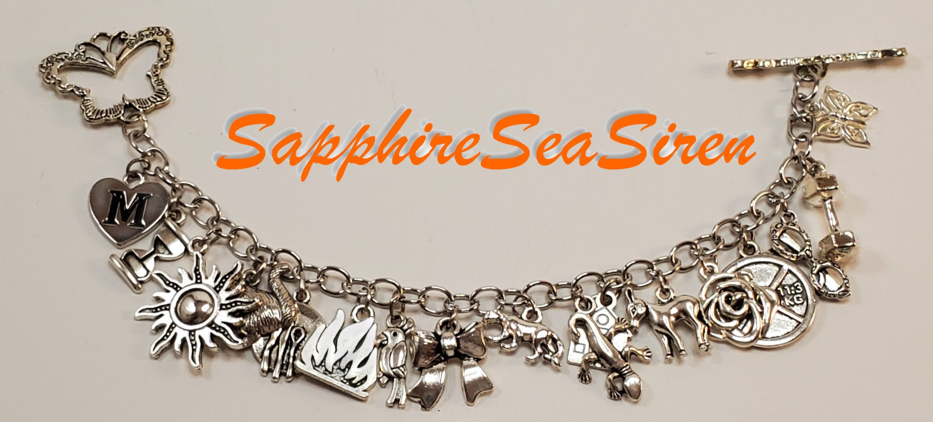House of Miraculous Butterflies charm bracelet