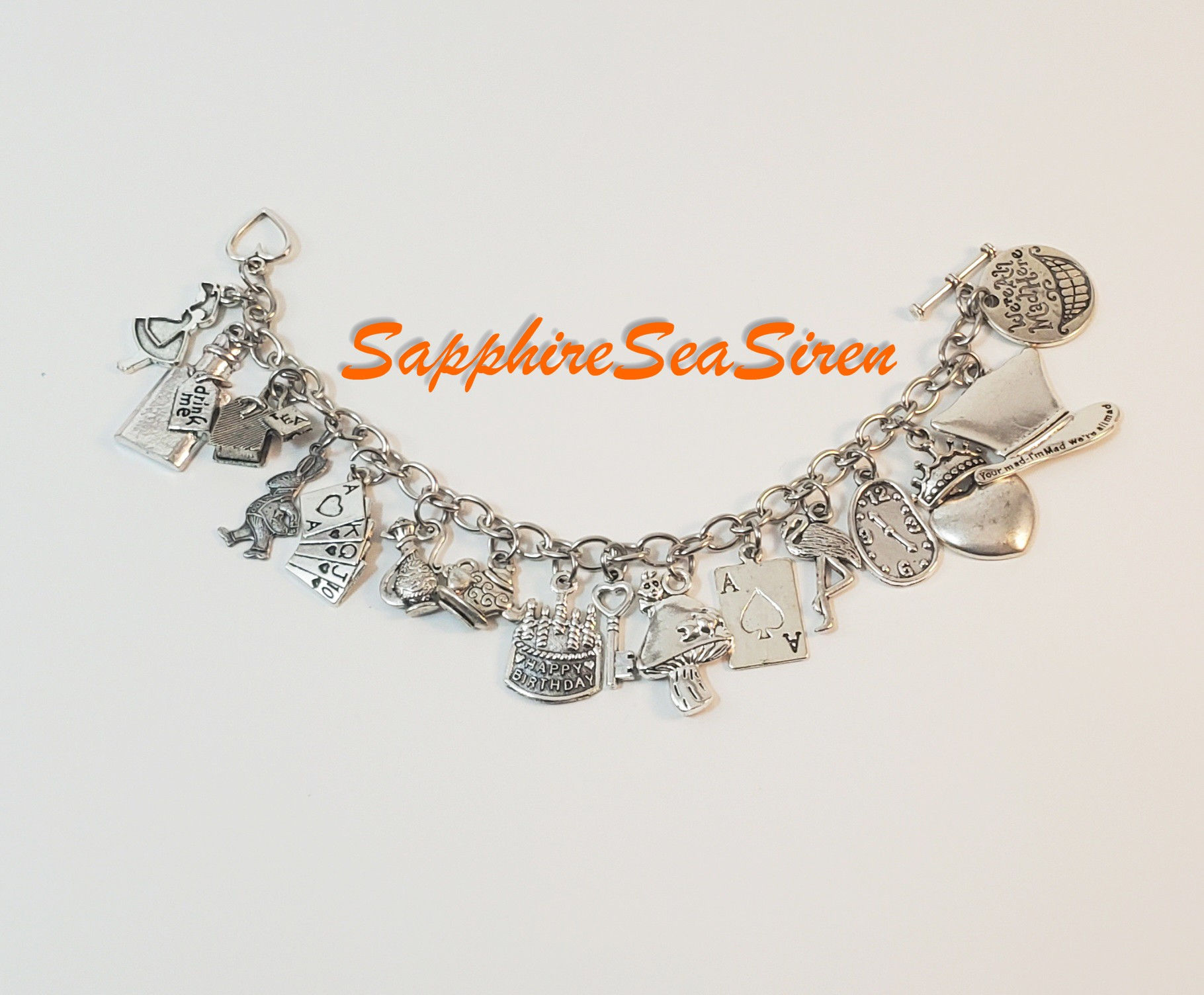 Lost in Wonderland charm bracelet
