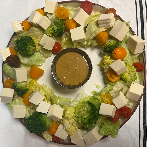 Nangman bbq Greens menu Tofu Salad