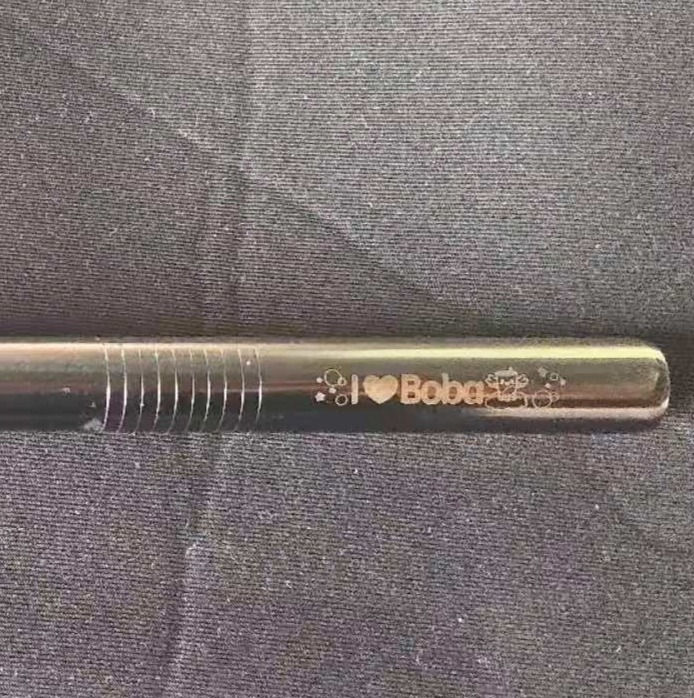 Thumbnail: Rainbow "I <3 Boba" Straw Set