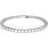 Miniatyrbilde: Swarovski armbånd Matrix Tennis bracelet Round cut, White, Rhodium plated
