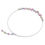 Miniatyrbilde: Swarovski collie Gema necklace Mixed cuts, Multicolored, Rhodium plated