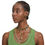 Miniatyrbilde: Swarovski smykke Gema Mixed cuts, Flower, Green, Gold-tone plated