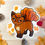 Thumbnail: Fox flame vinyl sticker with bright tail and magical creature design, waterproof and 3.4 inch