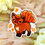 Thumbnail: Fox flame vinyl sticker with bright tail and magical creature design, waterproof and 3.4 inch