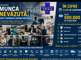 IMPACT MASIV AL CAMPANIEI DE RECUNOASTERE A PERSONALULUI TESA DIN SANATATE