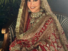 Handcrafted Kanchipuram silk bridal saree