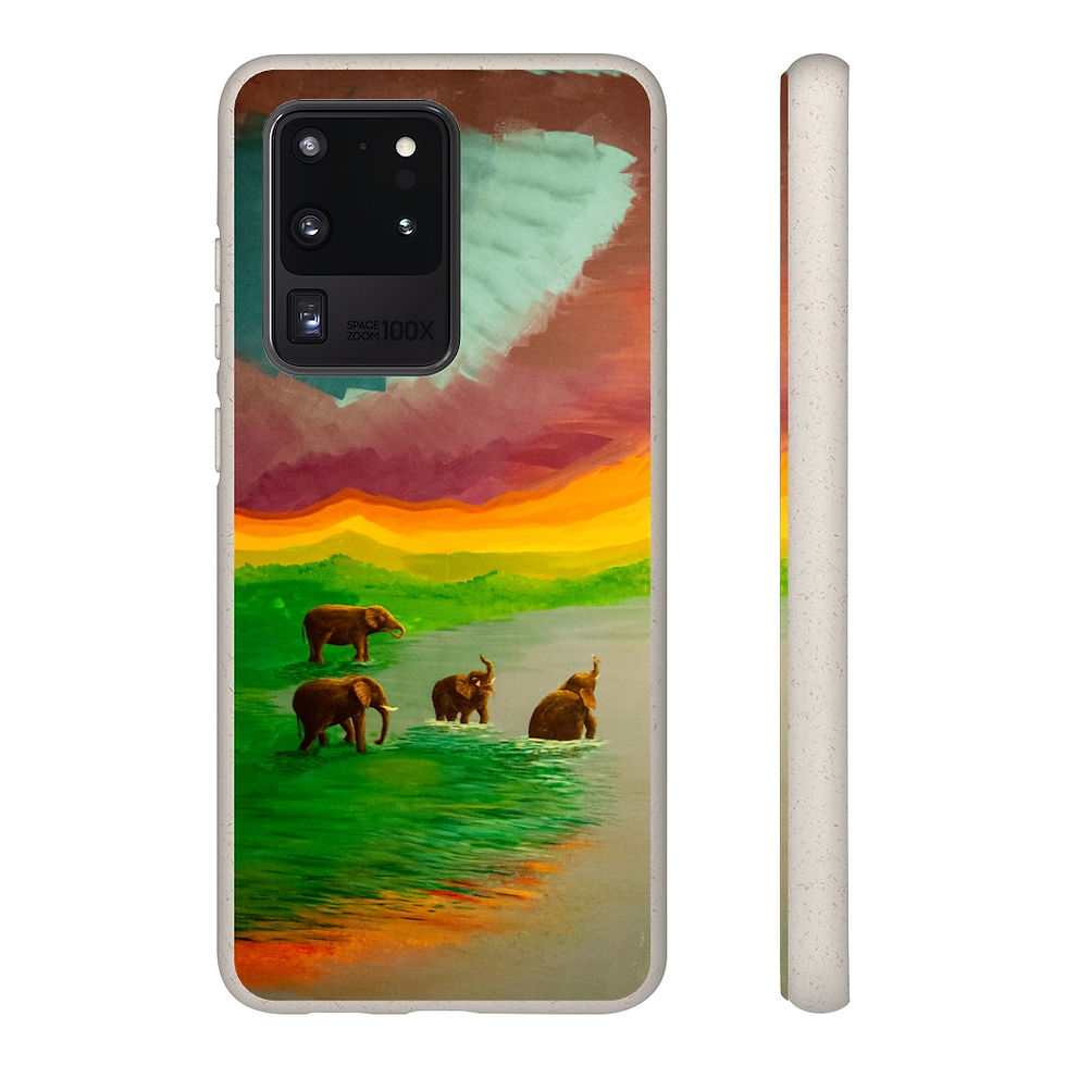 Thumbnail: Elephants- Biodegradable Case 