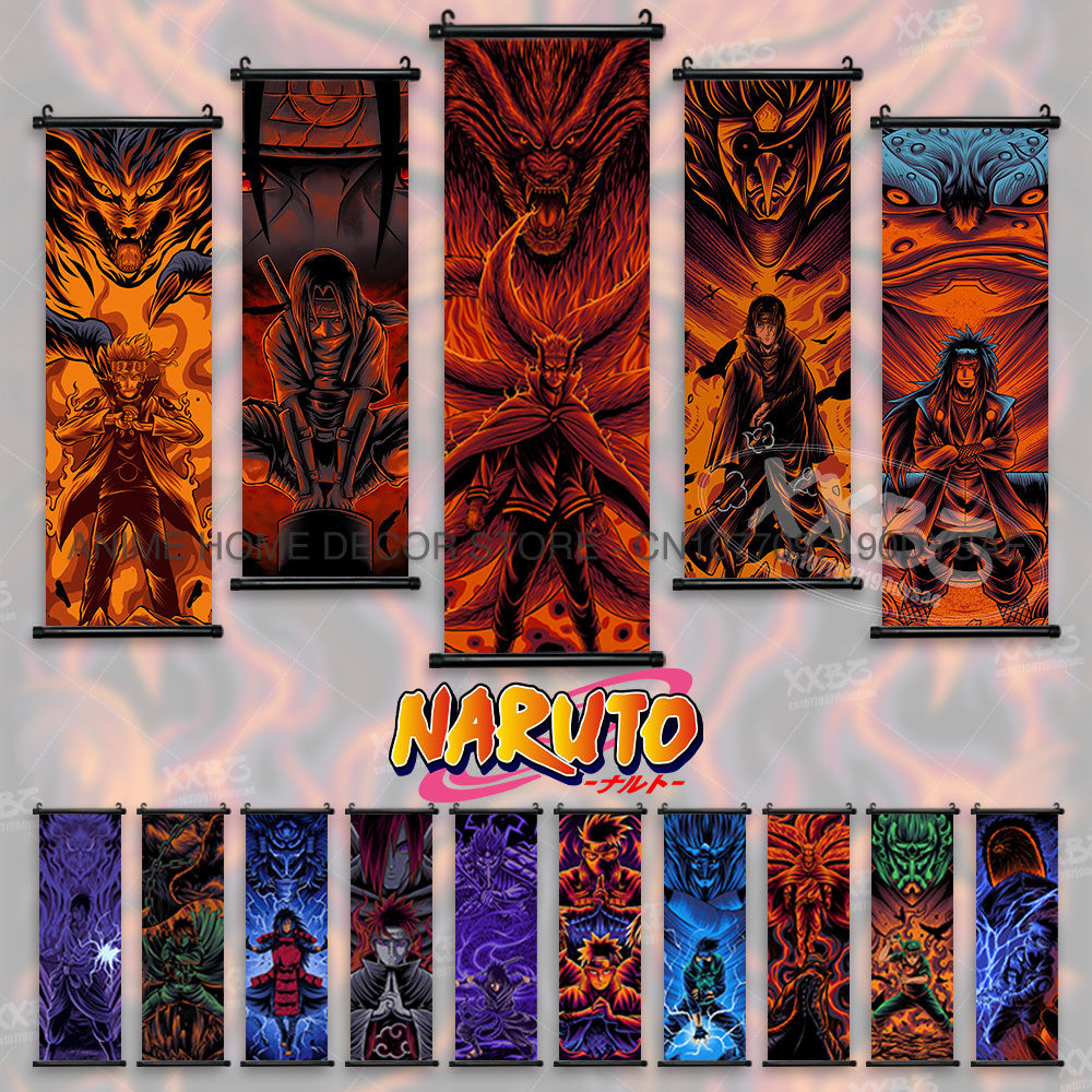 Naruto Posters Uchiha Madara Decorative Painting Uchiha Itachi Anime Hatake Kaka