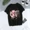 Thumbnail: Women T-shirt Kaus Grafis Anime Demon Slayer Uniseks Tanjirou Kamado Kaus Wanita