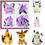 Thumbnail: Pokemon Plush Dolls Backpack Anime Pikachu Charmander Genger Mimikyu Eeve