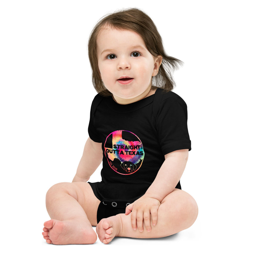 SOT tiedye-Baby short sleeve one piece