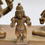 Thumbnail: Antique Indian Sculpture of Shiva, Parvati and Their Son  Skanda