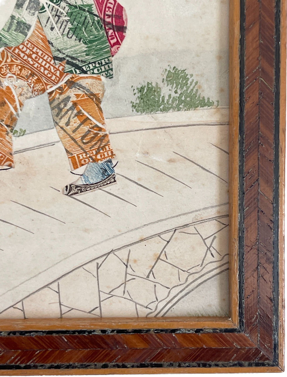 Thumbnail: Antique Chinese Stamp Collage