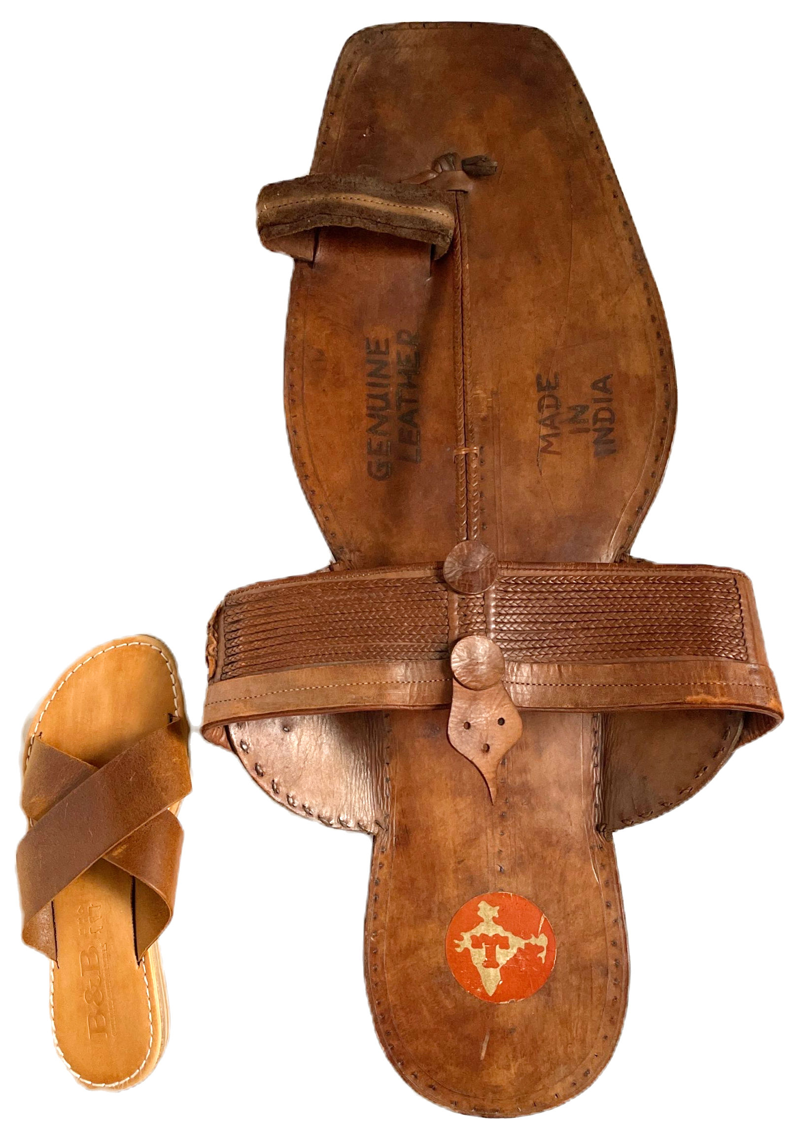 Jumbo-Sized Indian Sandal Shop Sign