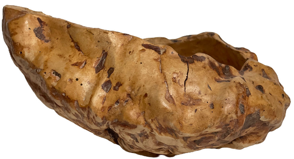 Thumbnail: Mid Century Swedish Burr Wood Bowl