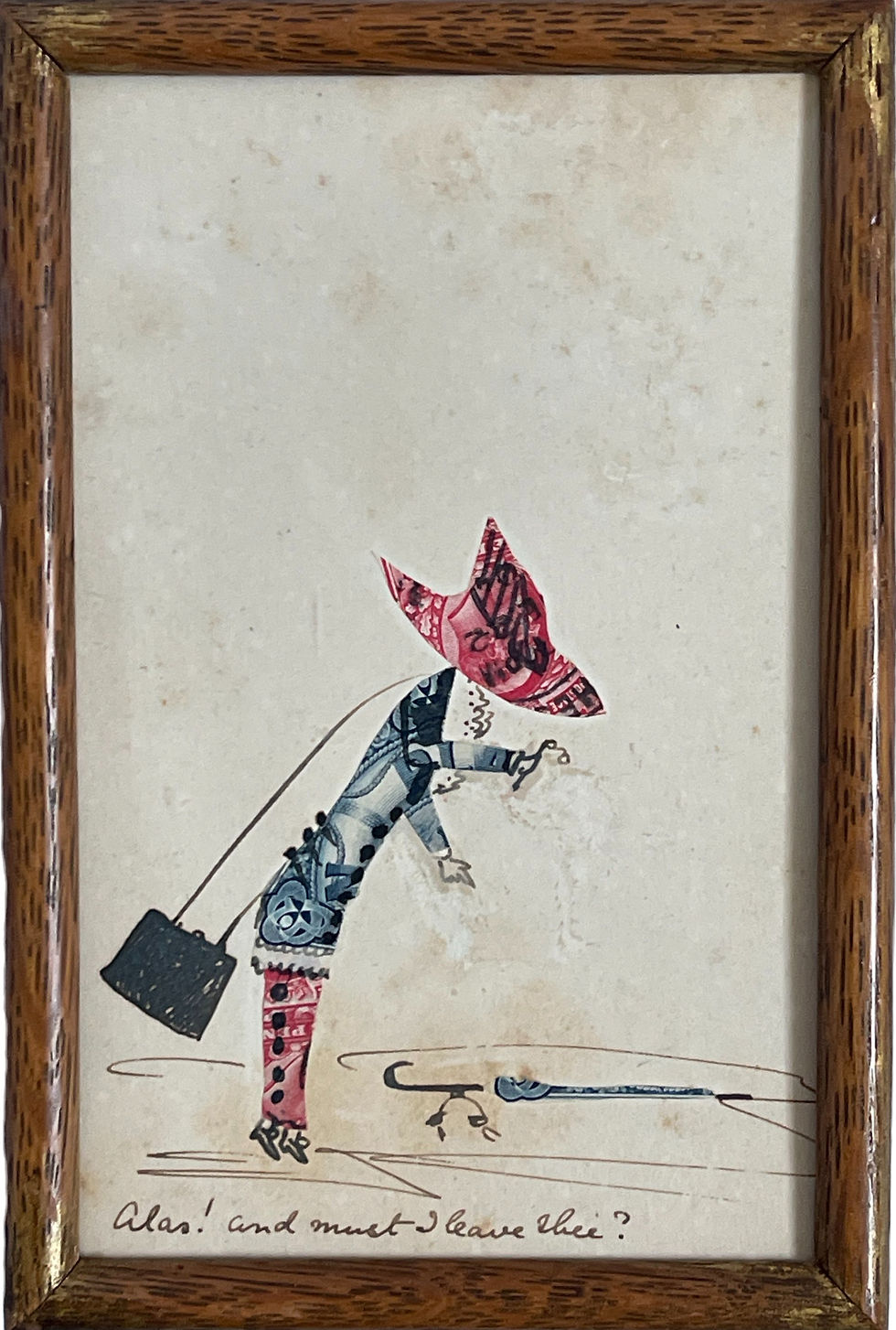 Antique English Stamp Collage