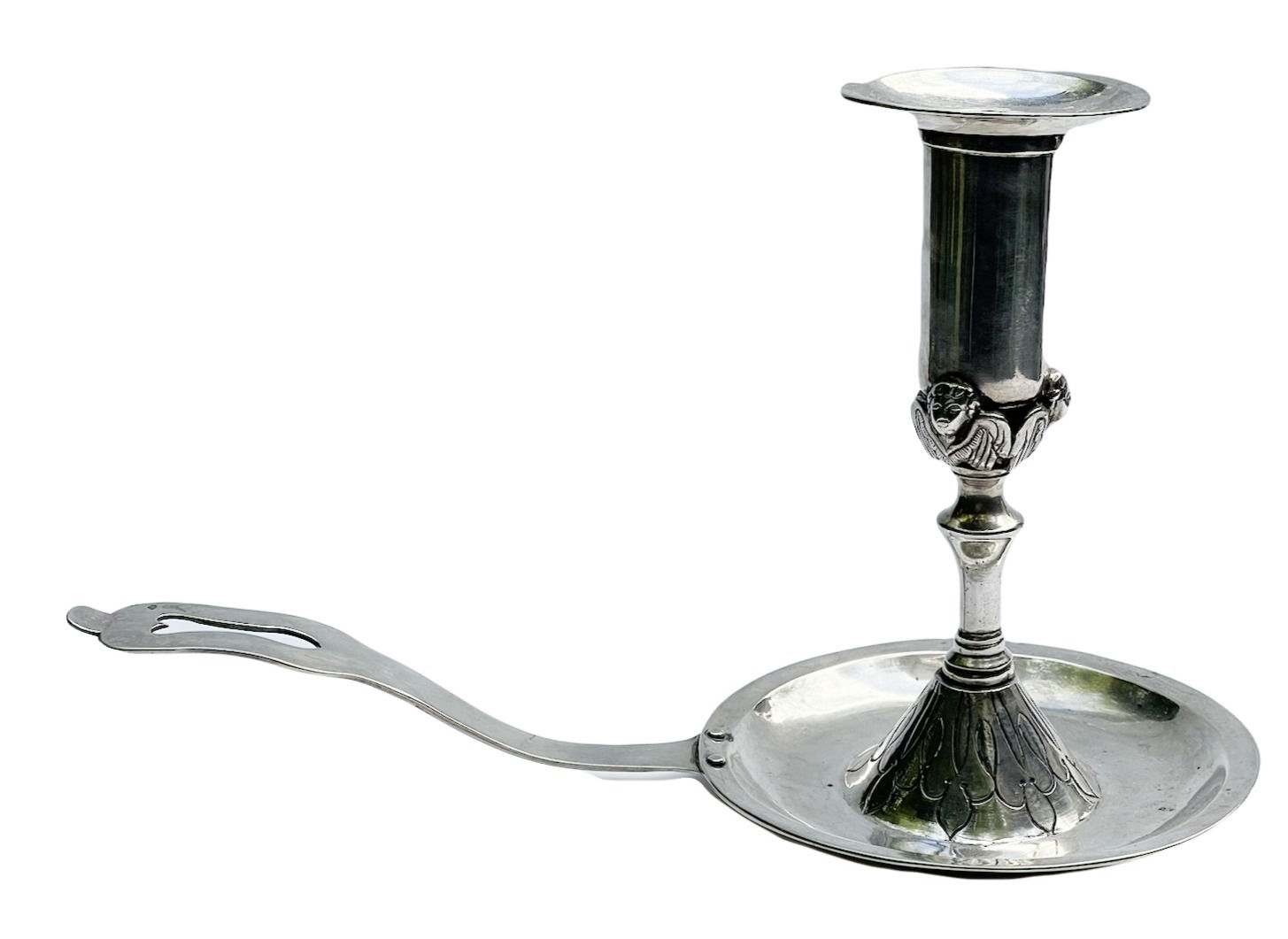 Spanish Colonial Silver Chamberstick