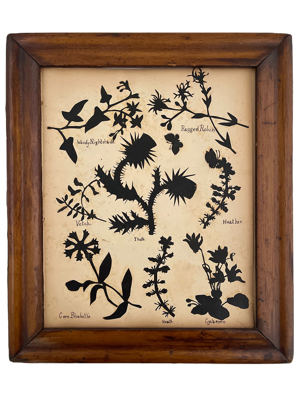 Antique English Cut Paper Silhouette